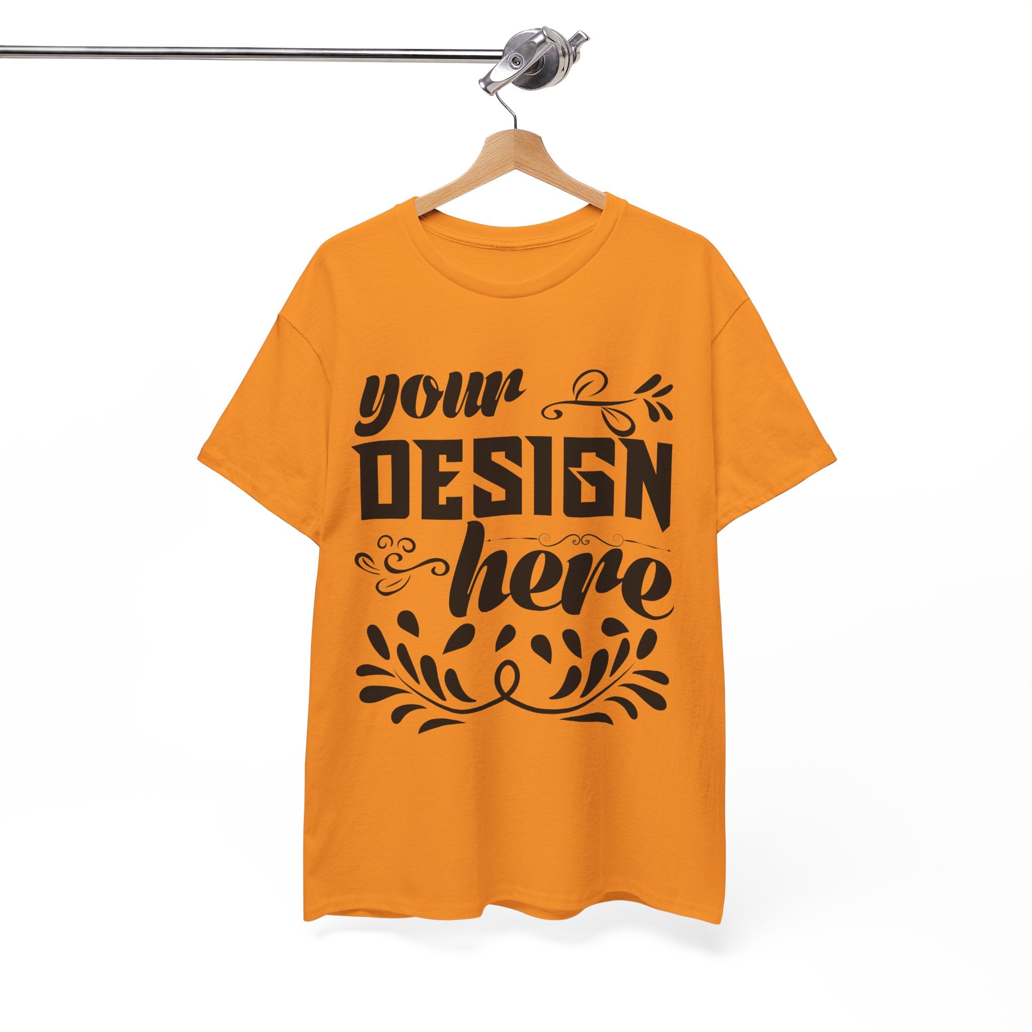 Customizable Gildan 5000 Unisex Heavy Cotton T-Shirt Classic Fit