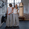Nameria Unisex Wide Leg Sweatpants Mid Waist