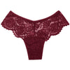 Nameria Women's Mid Rise Lace Briefs Solid Color