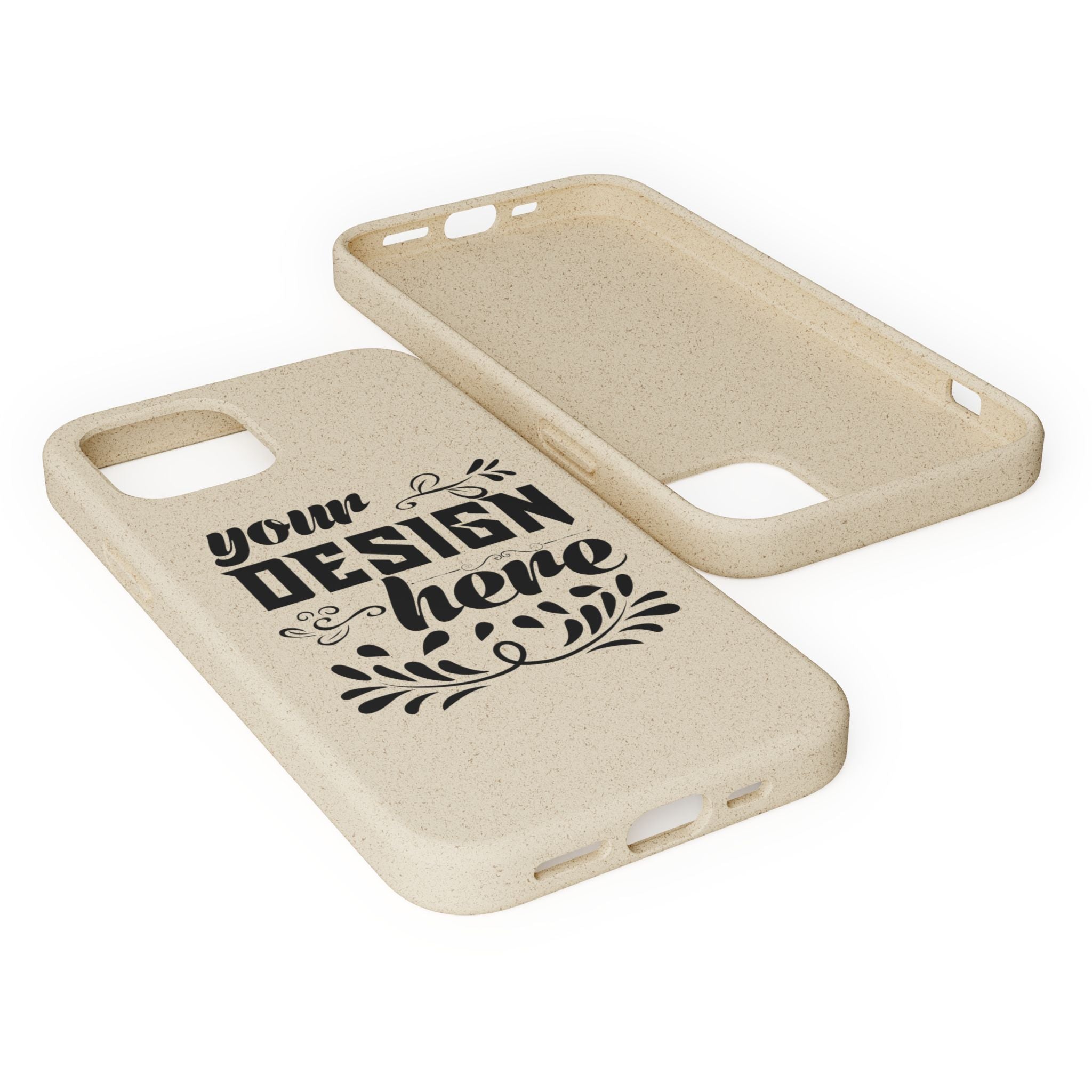 Customizable Biodegradable Phone Case Matte Finish Wireless Charging