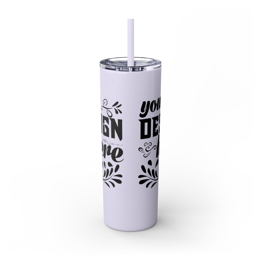 Customizable Maars 20oz Skinny Tumbler with Straw Stainless Steel