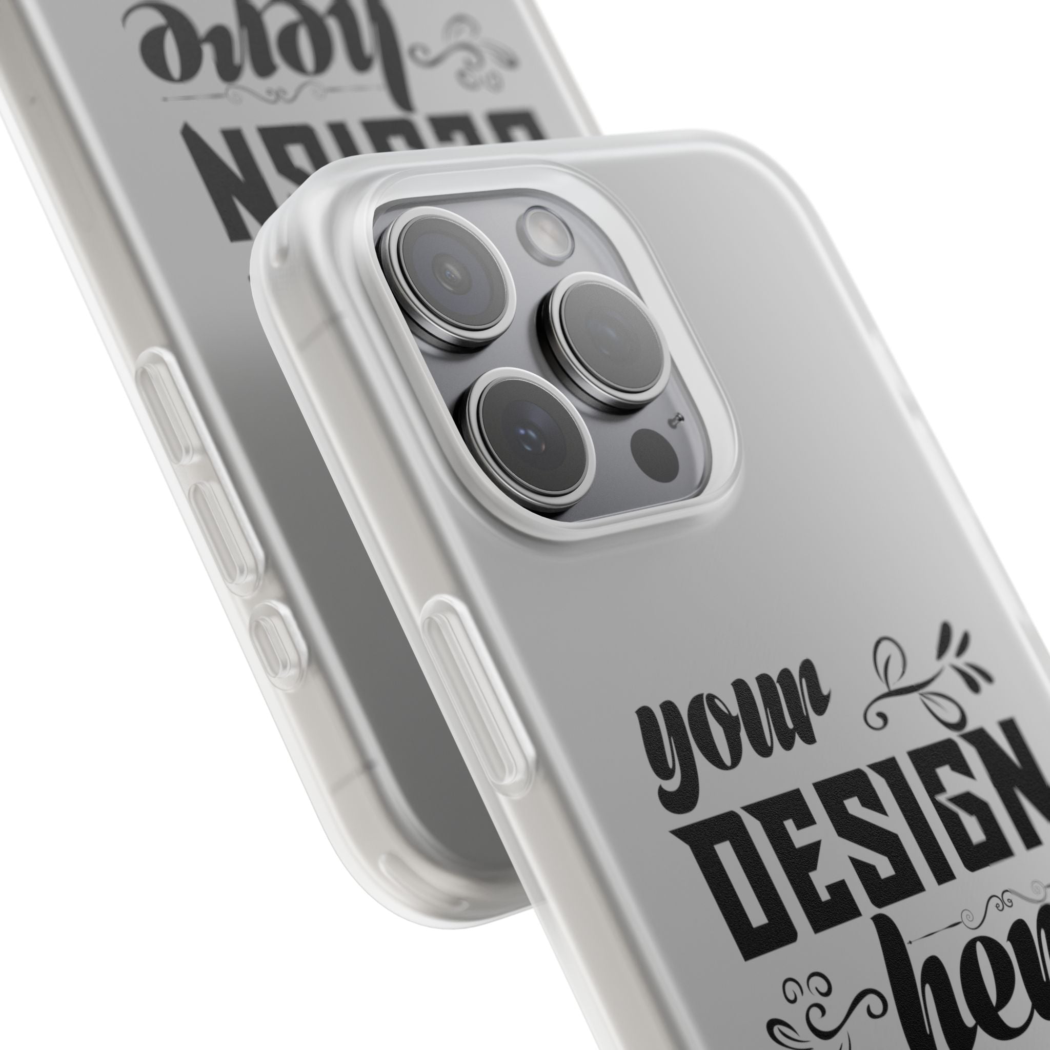 Customizable Flexi TPU Phone Case Slim Matte Protective Cover