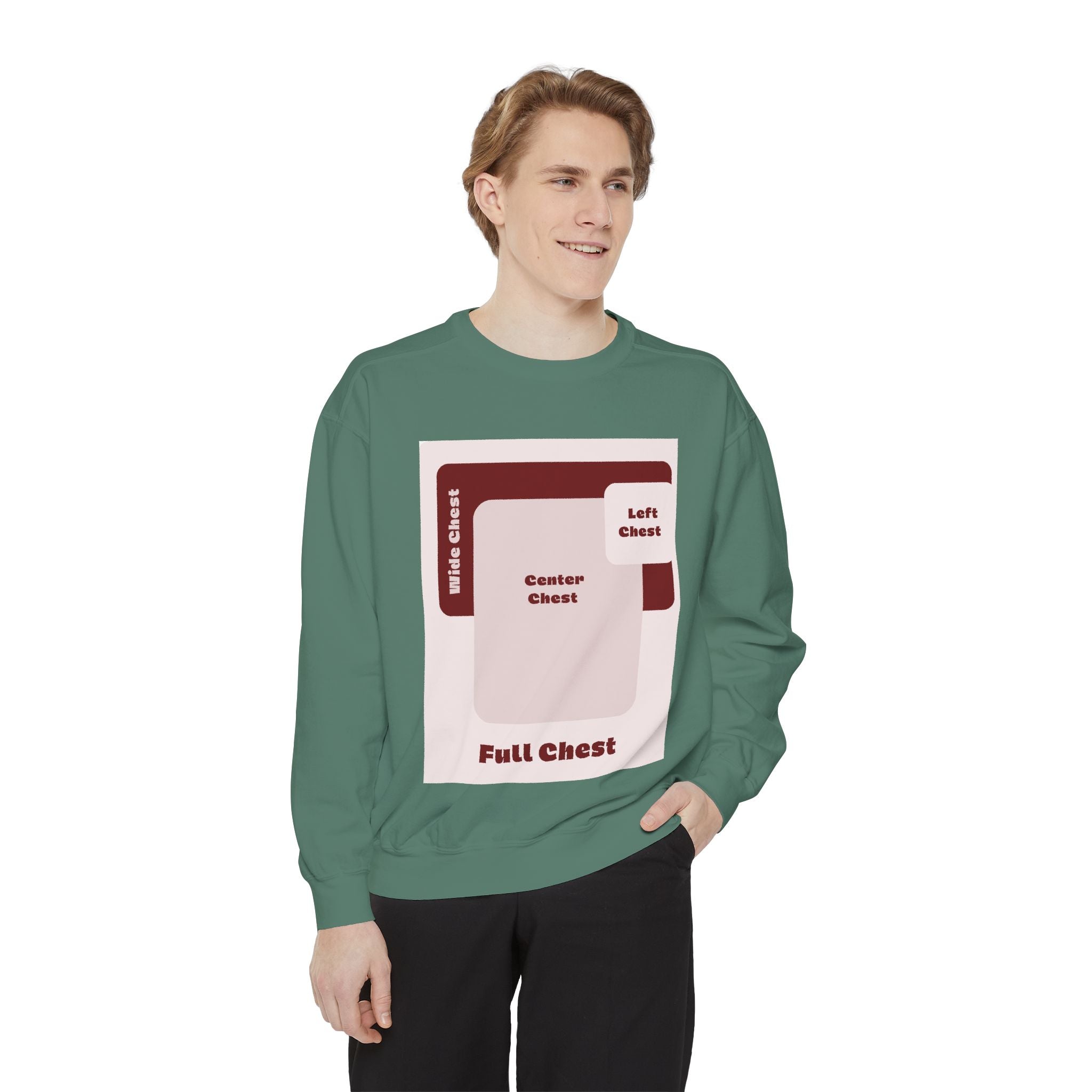 Customizable Comfort Colors 1566 Unisex Garment Dyed Sweatshirt DTG Custom Design