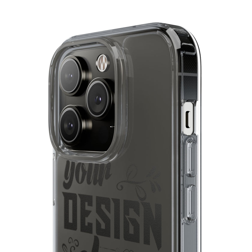 Customizable Clear Phone Case Slim Lightweight Scratch Resistant Protection