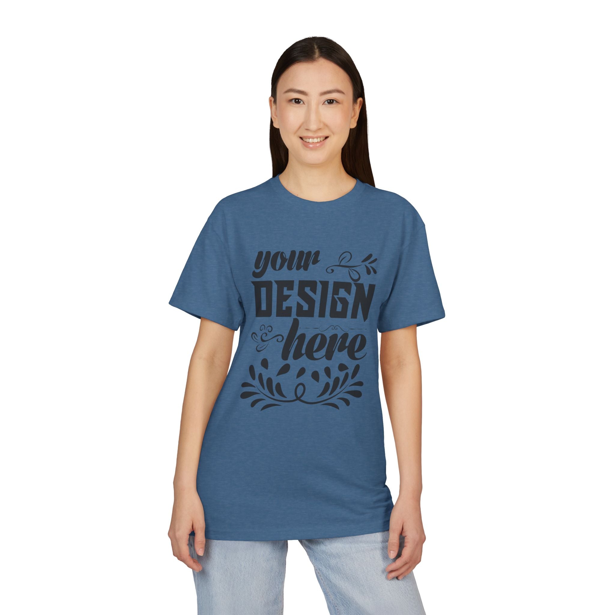 Customizable Next Level 6410 Unisex Sueded T-Shirt Light Fabric