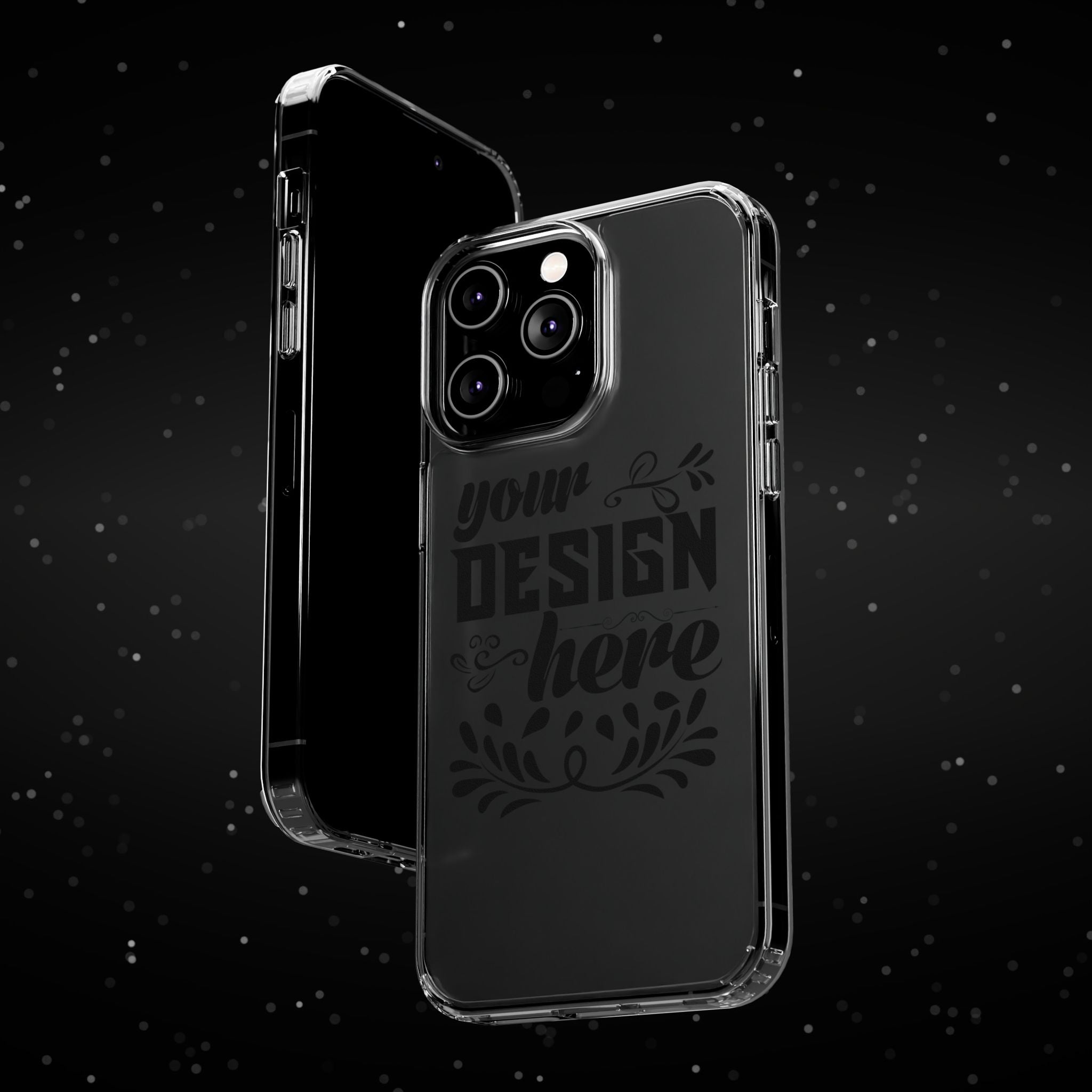 Customizable Clear Impact Resistant Phone Case With TPU Sides Wireless Ready