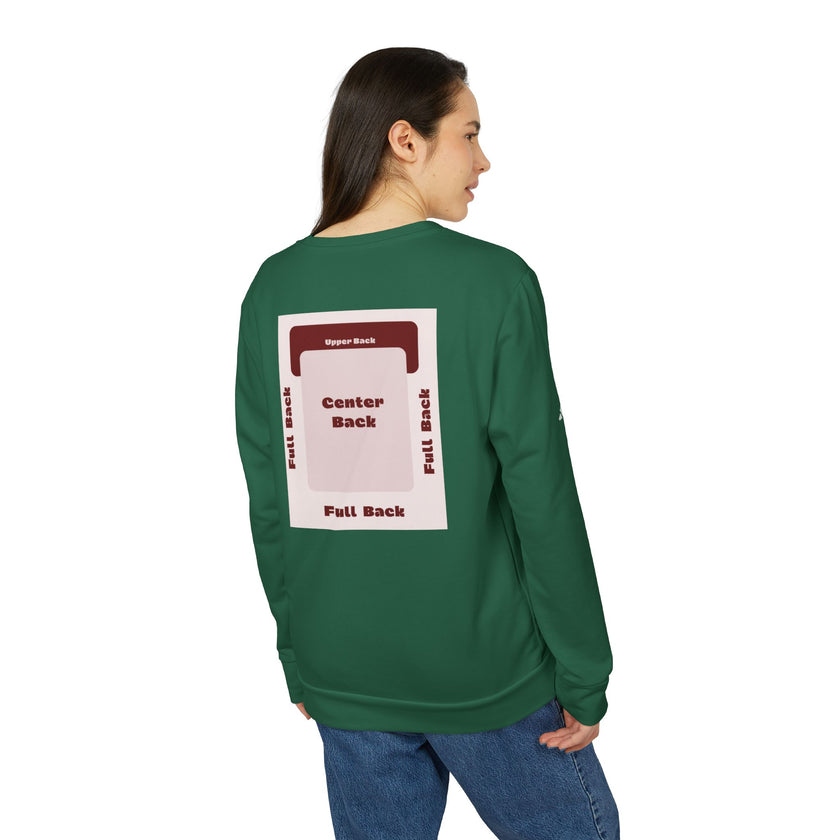 Customizable Adidas A434 Unisex Fleece Crewneck Sweatshirt