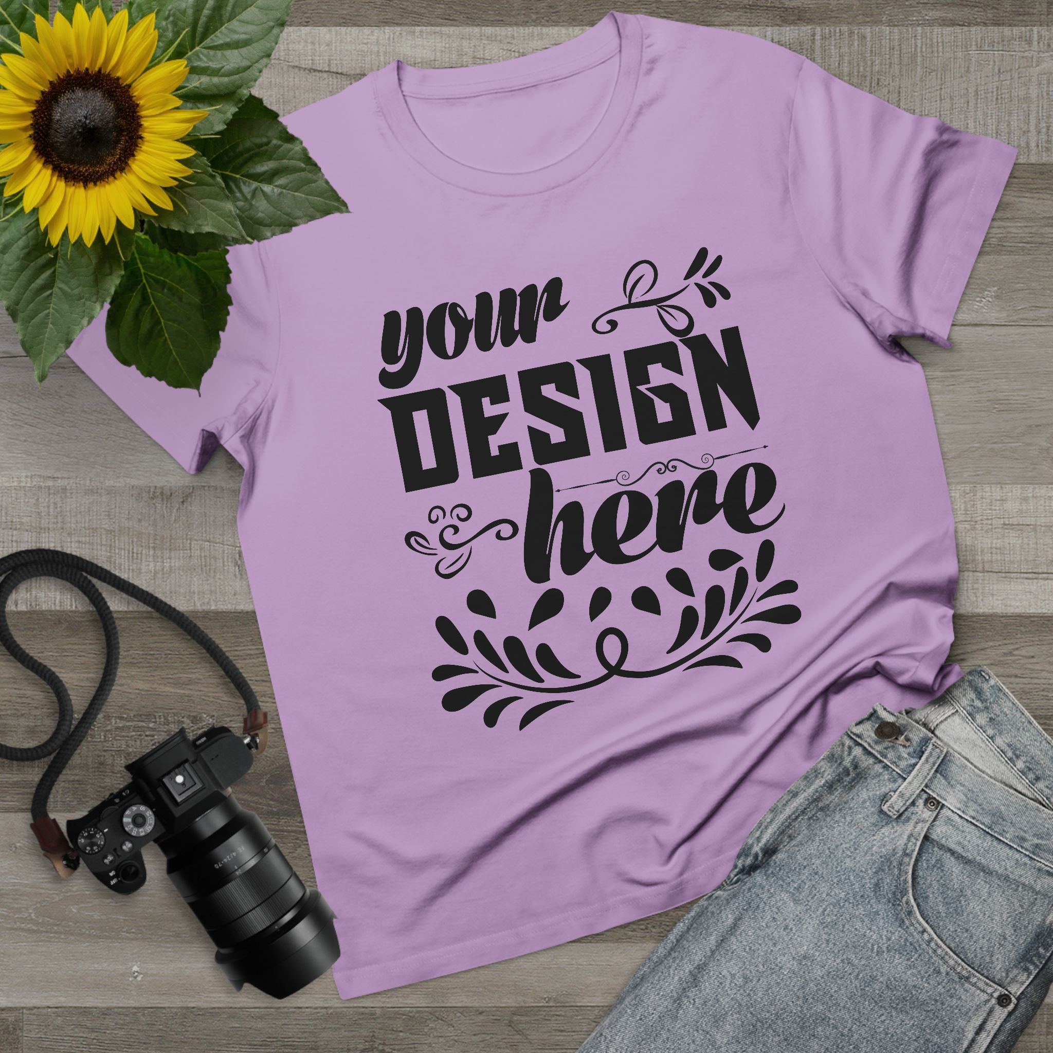 Customizable AS Colour 4001 Womens Maple Cotton T-Shirt