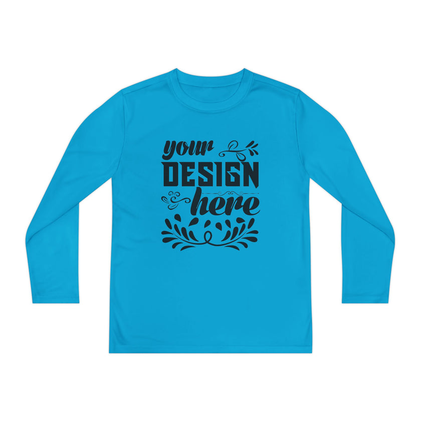 Customizable Sport Tek YST350LS Youth Long Sleeve Competitor Tee