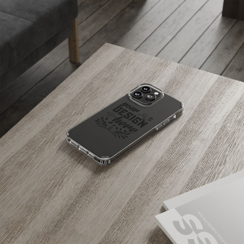 Customizable Clear Impact Resistant Phone Case With TPU Sides Wireless Ready