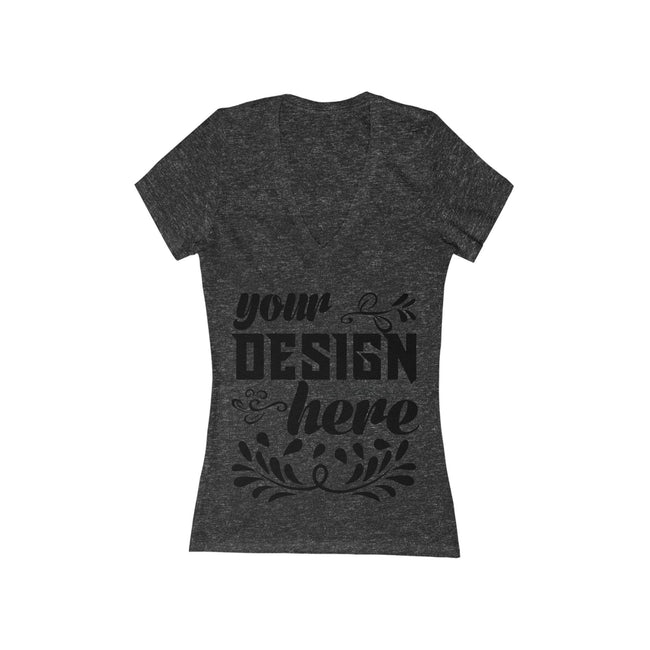 Customizable Bella+Canvas 6035 Womens Deep V Neck T Shirt