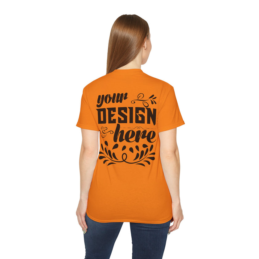 Customizable Gildan 2000 Unisex Ultra Cotton Crew Neck T-Shirt