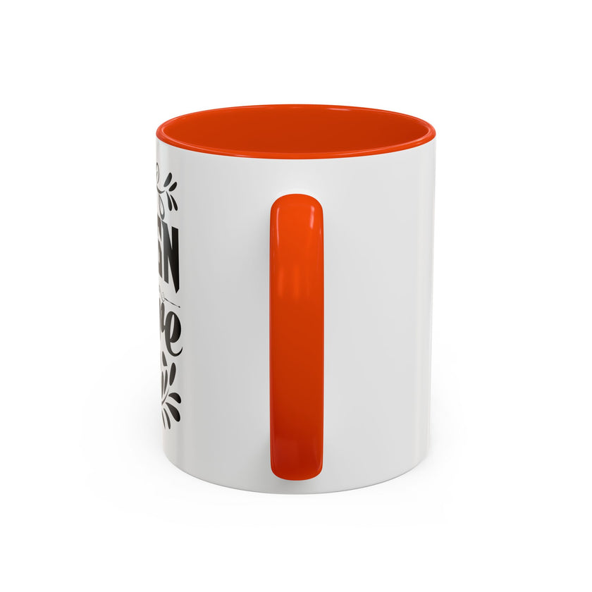 Customizable Glossy Ceramic Accent Mug 11oz and 15oz