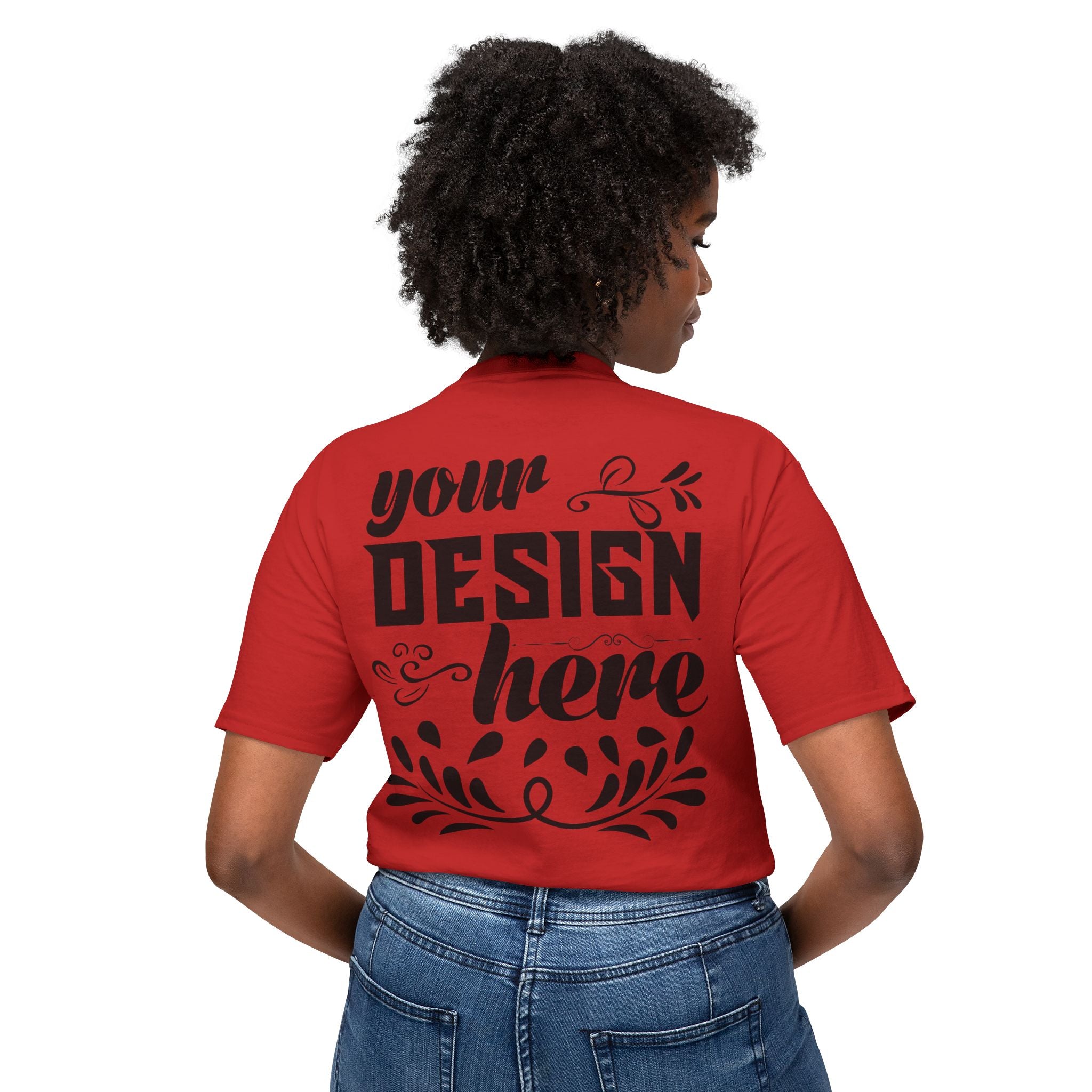 Customizable Fruit Of The Loom 3930R Unisex HD Cotton T-Shirt