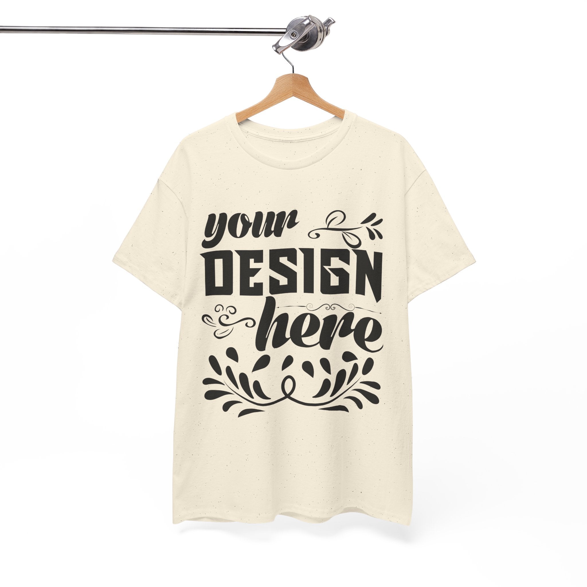 Customizable Gildan 5000 Unisex Heavy Cotton T-Shirt Classic Fit