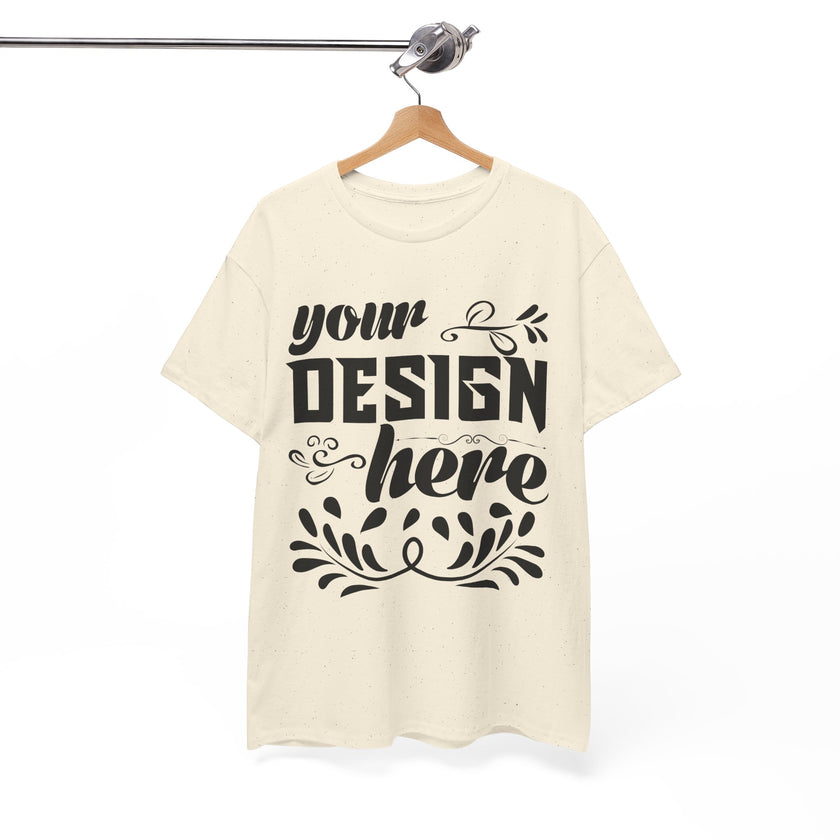 Customizable Gildan 5000 Unisex Heavy Cotton T-Shirt Classic Fit