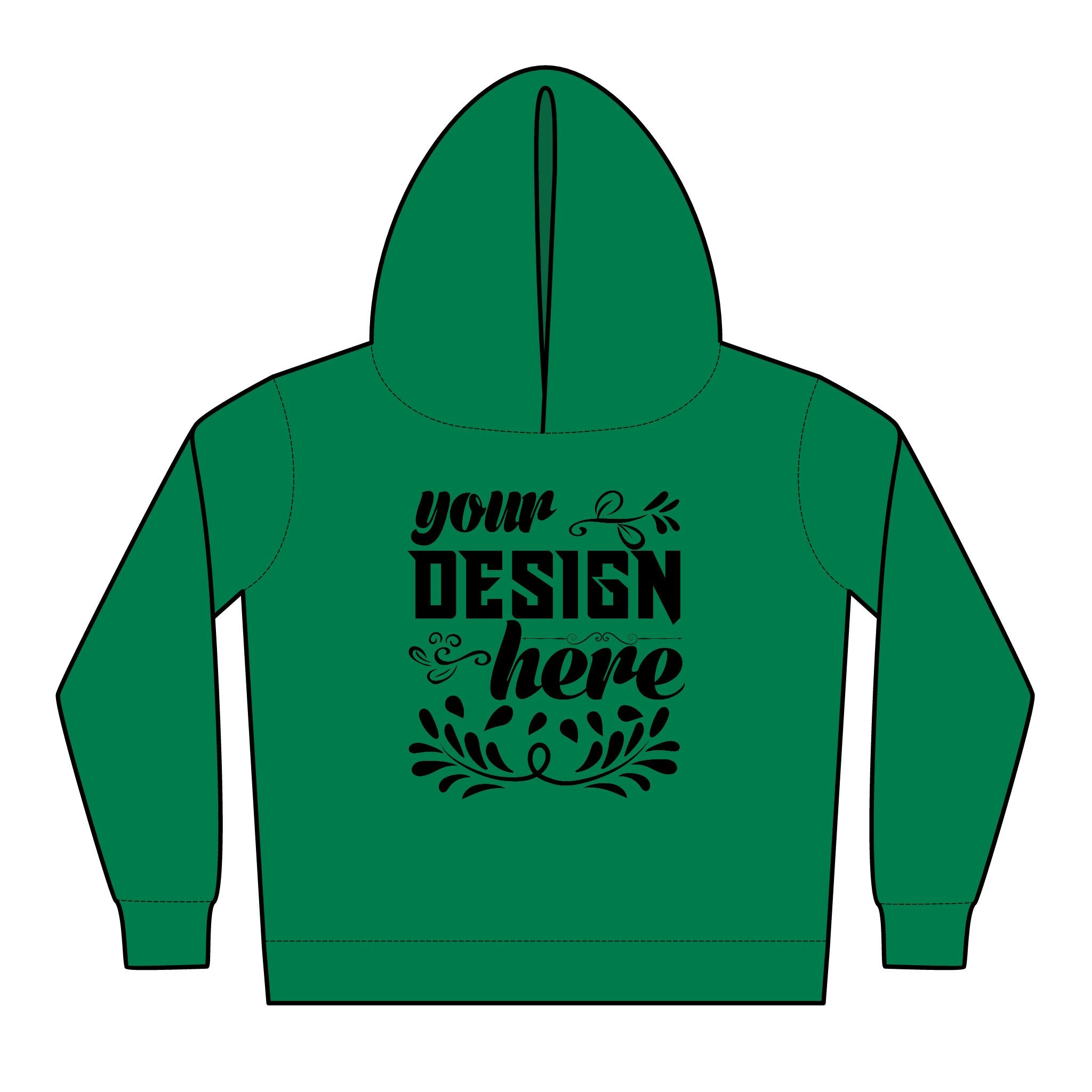 Customizable Rabbit Skins 3326 Toddler Pullover Fleece Hoodie