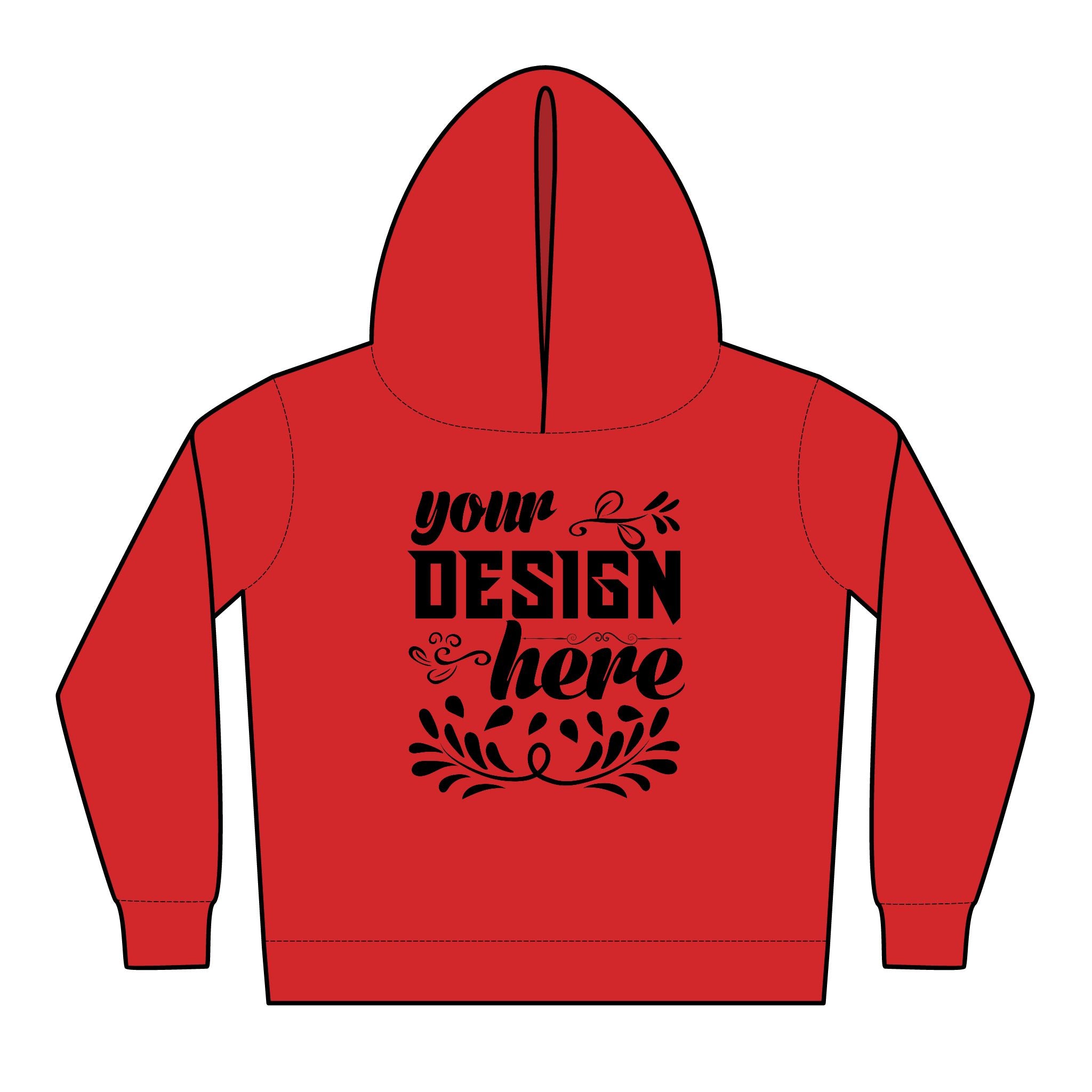 Customizable Rabbit Skins 3326 Toddler Pullover Fleece Hoodie