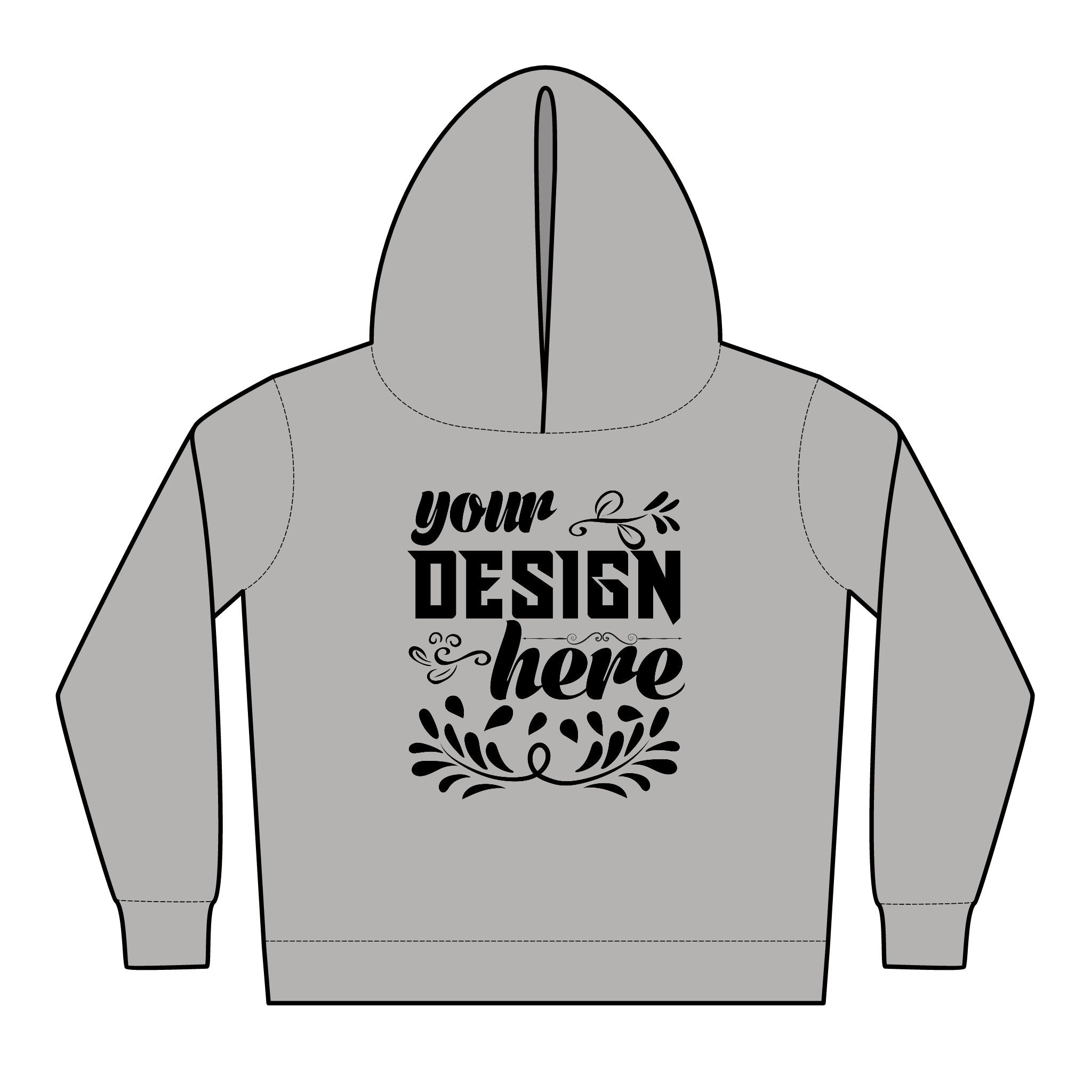 Customizable Rabbit Skins 3326 Toddler Pullover Fleece Hoodie