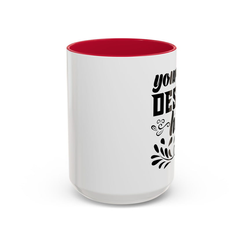 Customizable Glossy Ceramic Accent Mug 11oz and 15oz