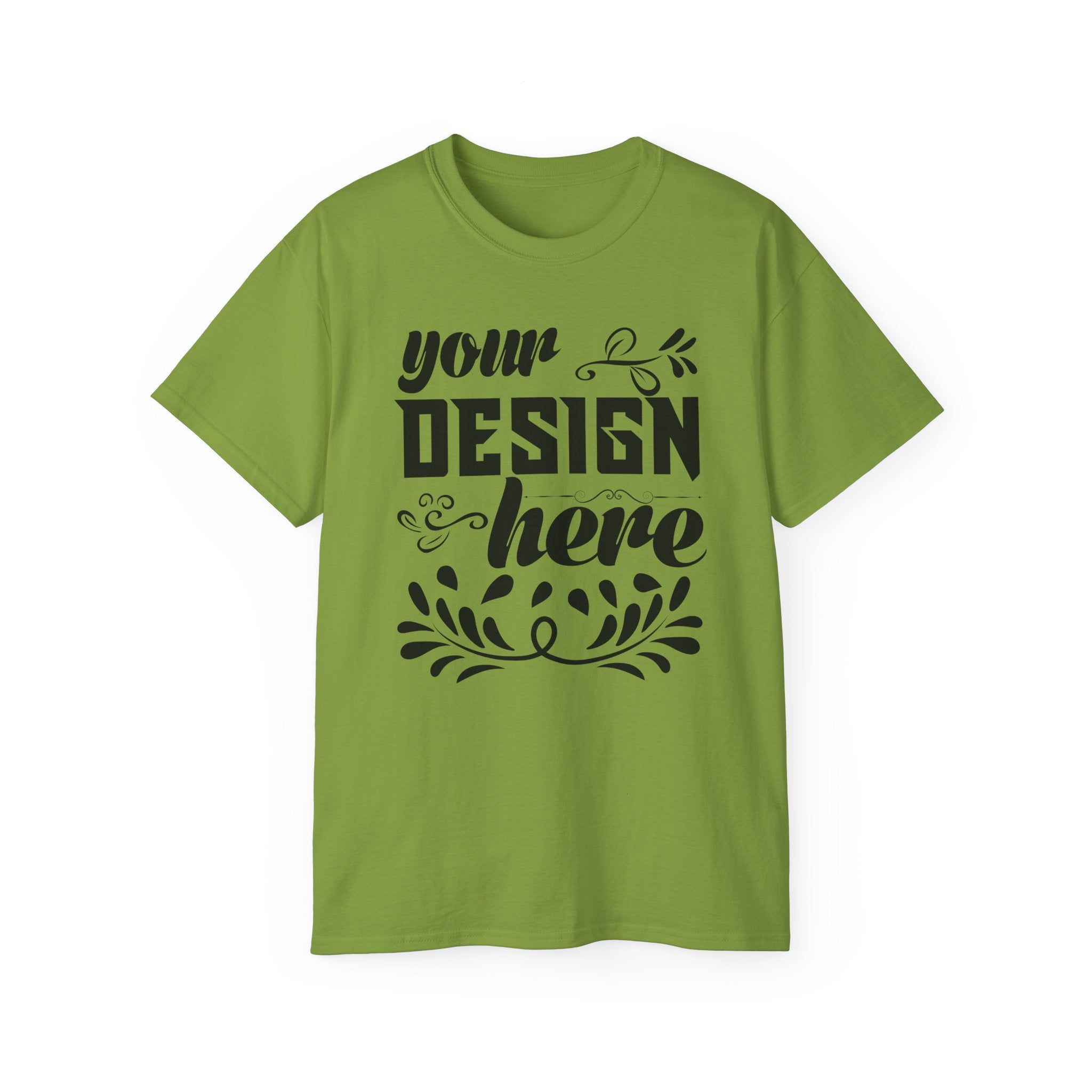 Customizable Gildan 2000 Unisex Ultra Cotton Crew Neck T-Shirt