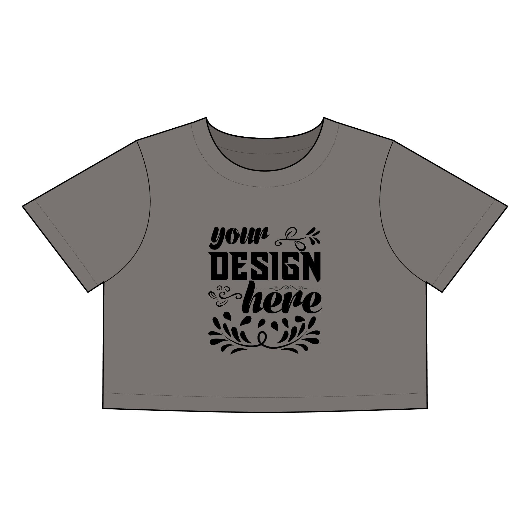 Customizable AS Colour 4089 Womens Heavy Faded Crop T Shirt