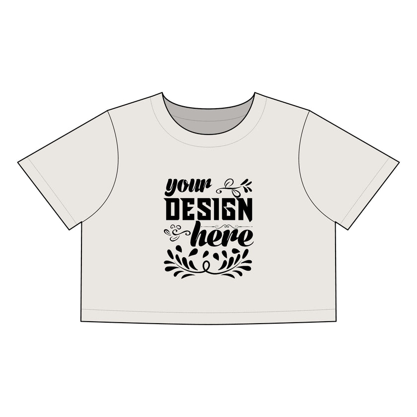 Customizable AS Colour 4089 Womens Heavy Faded Crop T Shirt