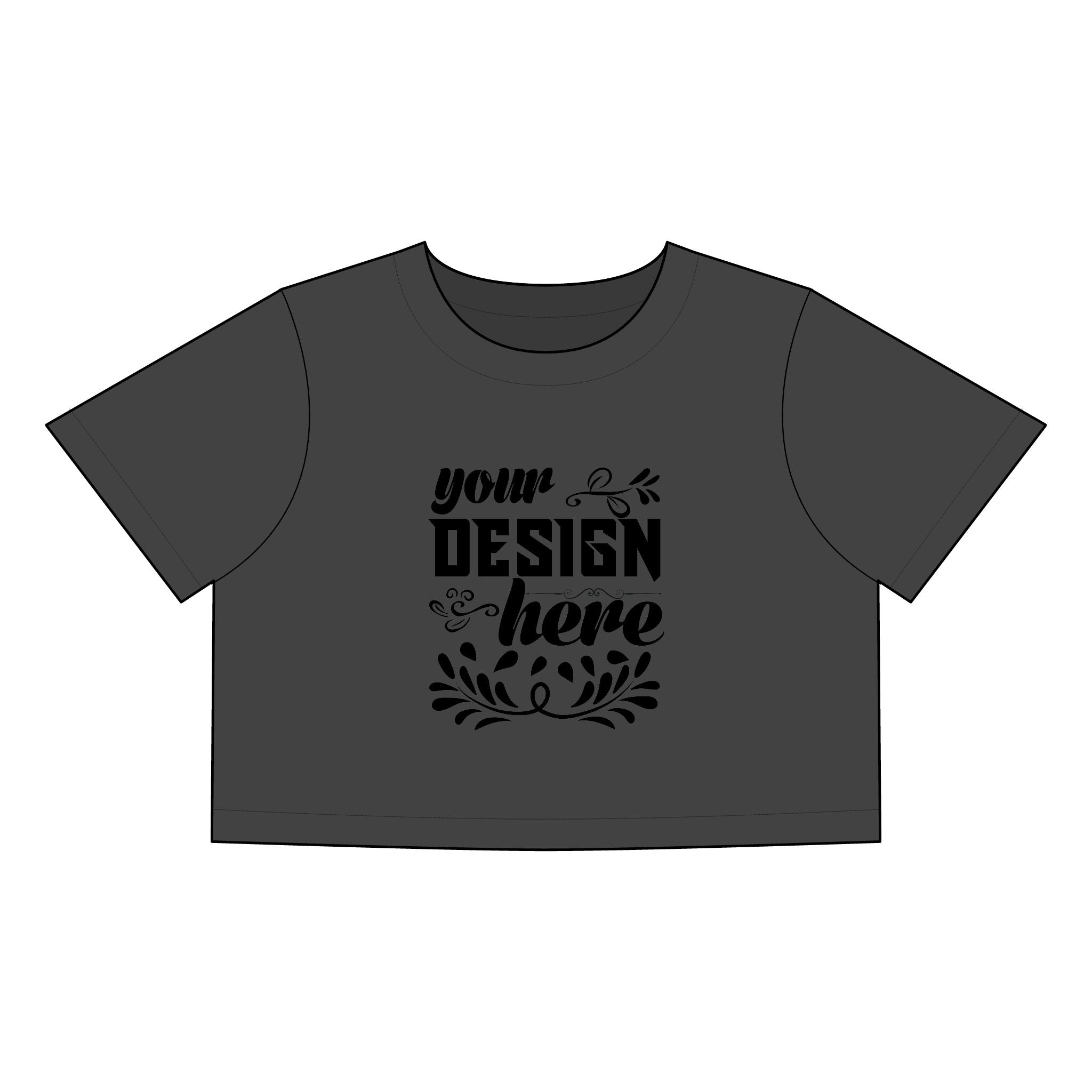 Customizable AS Colour 4089 Womens Heavy Faded Crop T Shirt