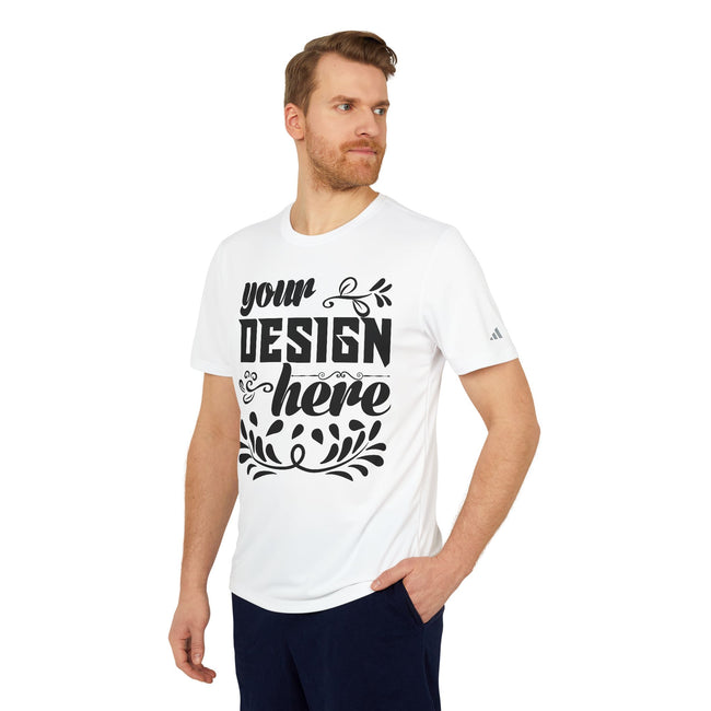 Customizable Adidas A376 Unisex Sport T-Shirt Regular Fit Performance