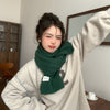 Nameria Textured Hand Hook Knit Scarf Acrylic Blend