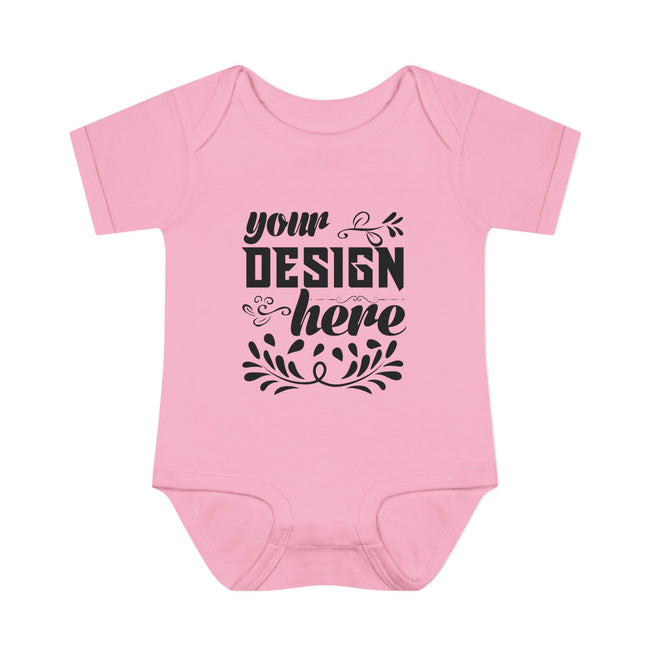 Customizable Infant Baby Rib Bodysuit Rabbit Skins 4400 Unisex