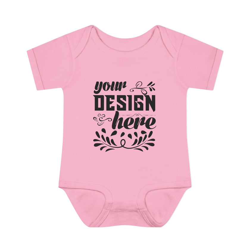 Customizable Infant Baby Rib Bodysuit Rabbit Skins 4400 Unisex