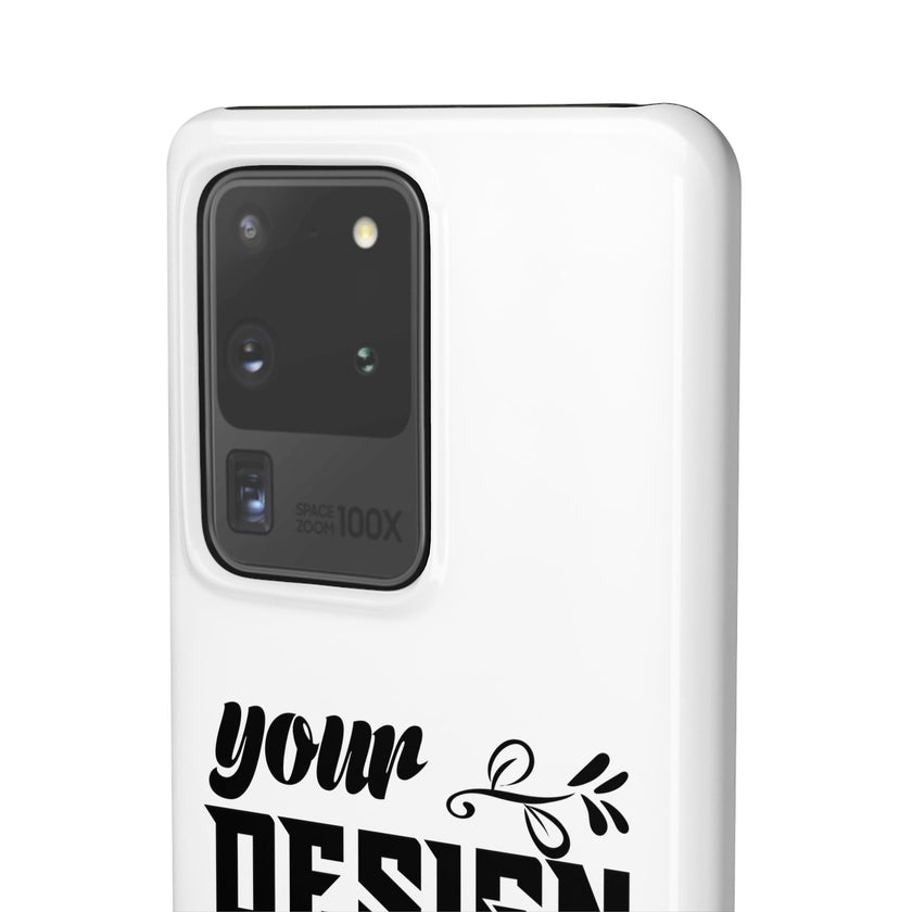 Customizable Snap Phone Case Slim Lightweight Polycarbonate Gloss Or Matte