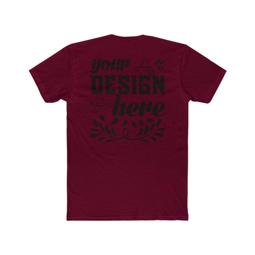 Customizable Next Level 3600 Unisex Cotton Crew Neck Short Sleeve Tee