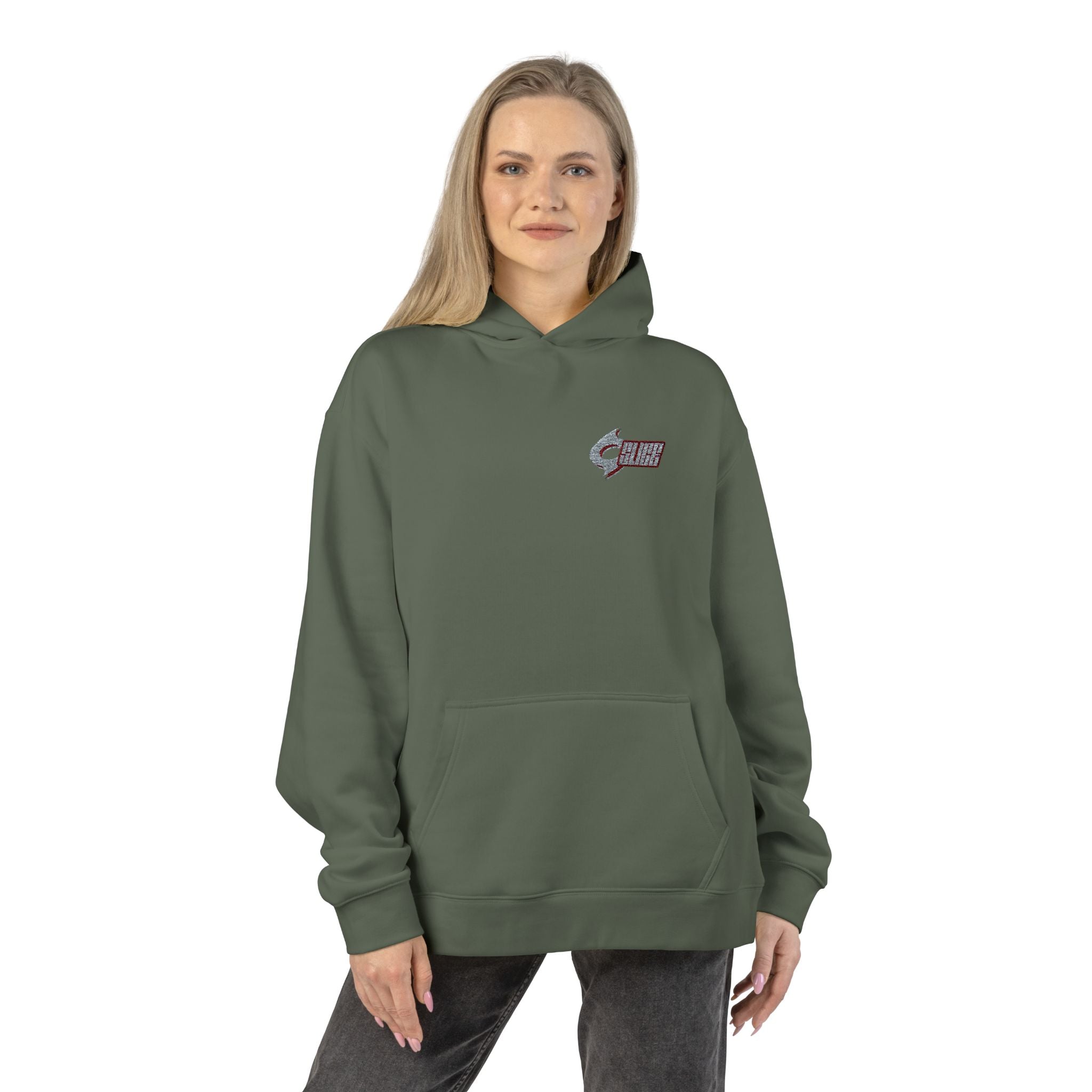 AS Colour 5161 Unisex Relaxed Hoodie | Slice Logo Embroidery