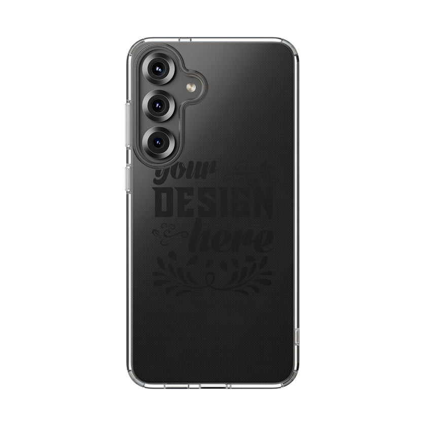 Customizable Clear Impact Resistant Phone Case With TPU Sides Wireless Ready