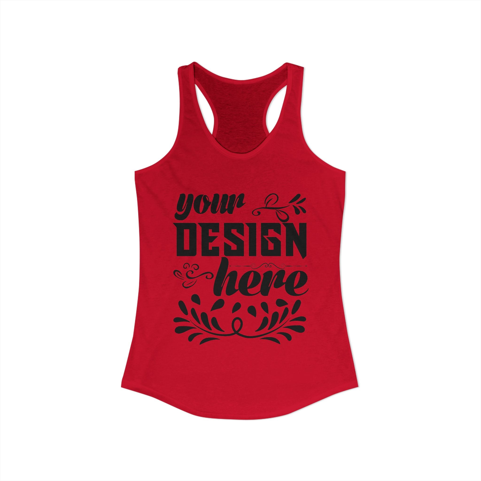 Customizable Next Level 1533 Womens Ideal Racerback Tank