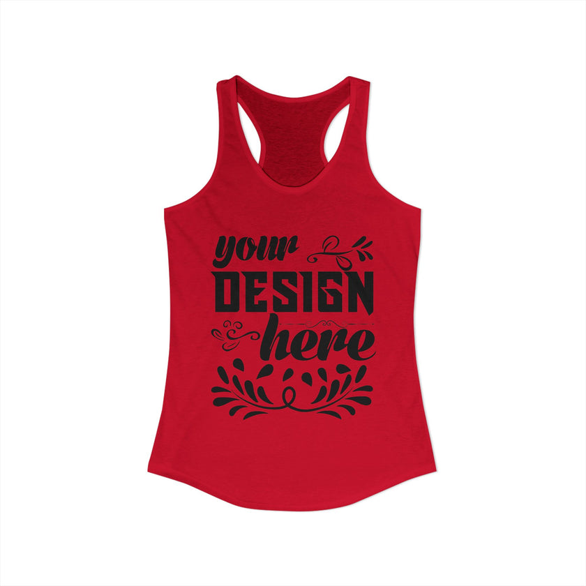 Customizable Next Level 1533 Womens Ideal Racerback Tank
