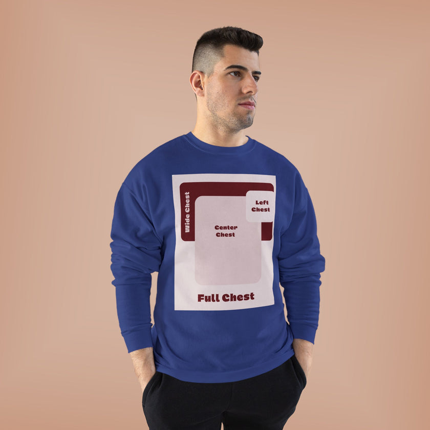 Customizable Unisex Hanes P160 EcoSmart  Crewneck Sweatshirt