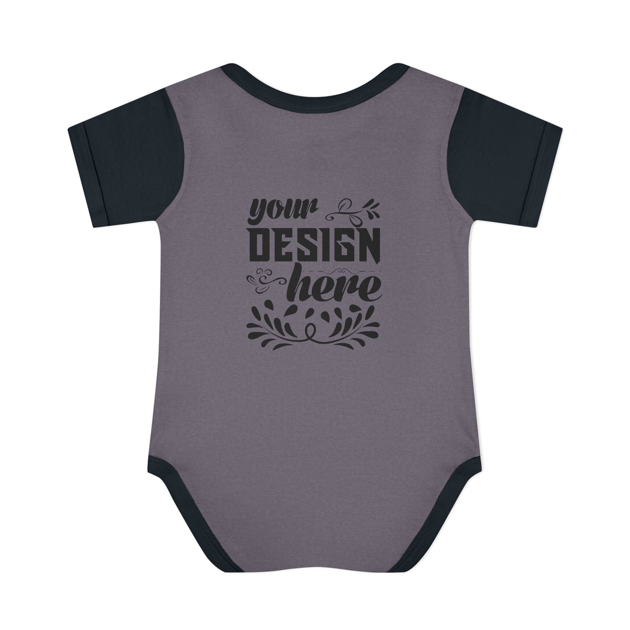 Customizable Infant Baby Rib Bodysuit Rabbit Skins 4400 Unisex