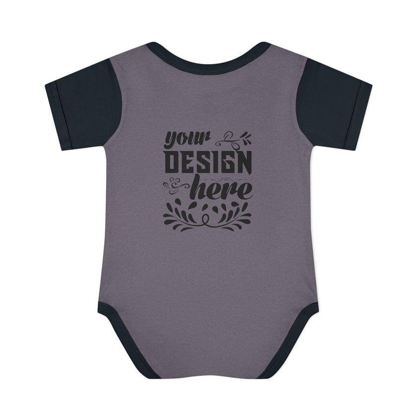 Customizable Infant Baby Rib Bodysuit Rabbit Skins 4400 Unisex