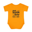 Customizable Infant Baby Rib Bodysuit Rabbit Skins 4400 Unisex