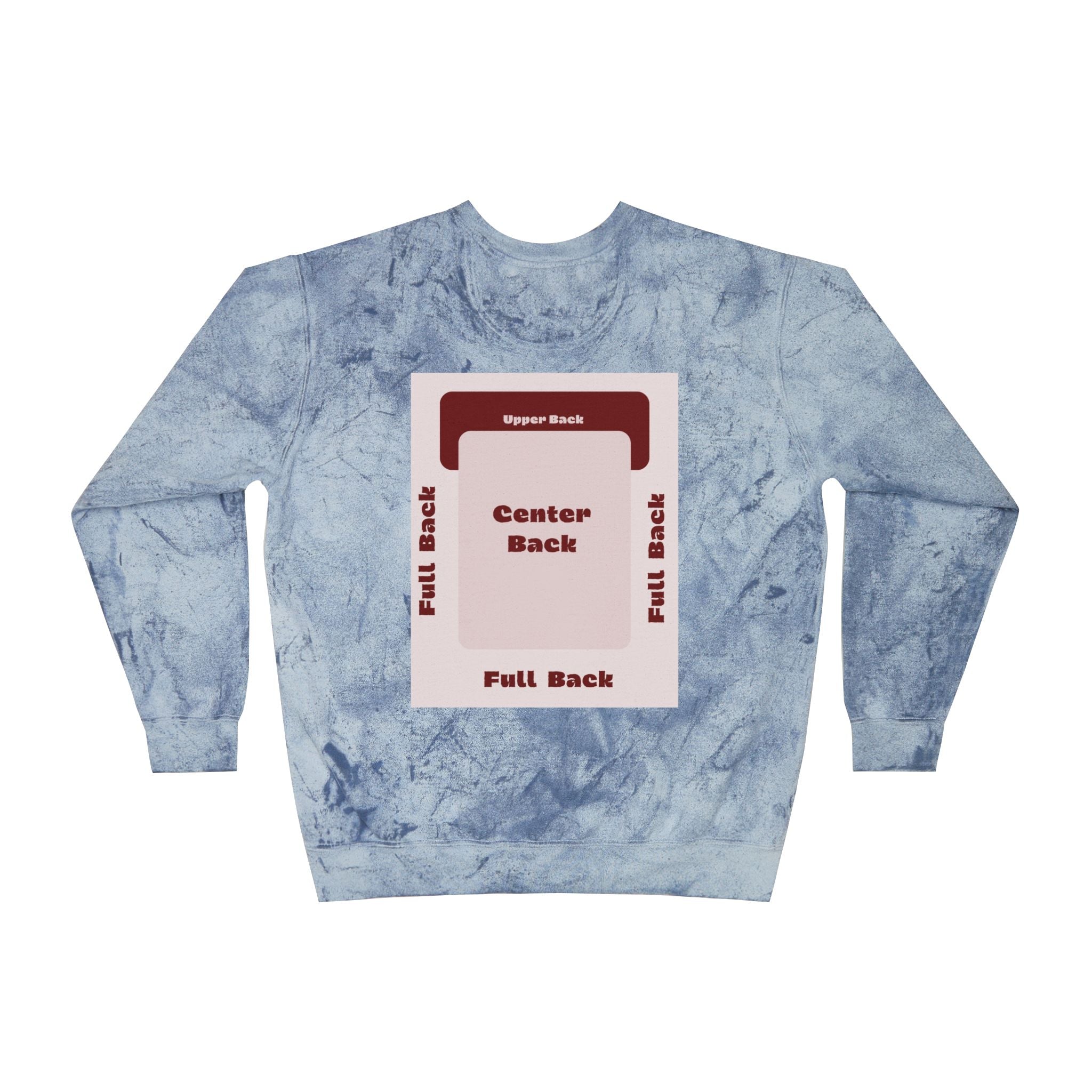 Customizable Comfort Colors 1545 Unisex Color Blast Crewneck Sweatshirt