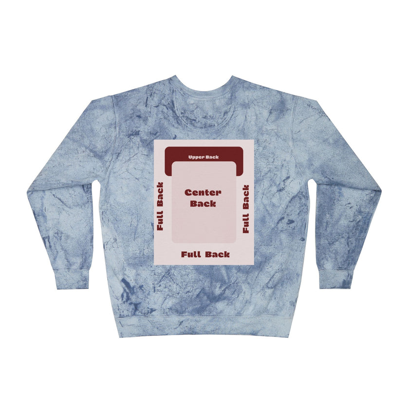 Customizable Comfort Colors 1545 Unisex Color Blast Crewneck Sweatshirt