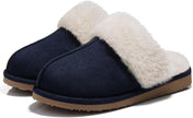 Women’s Cozy Memory Foam Winter House Slippers – Plush Lined Indoor Outdoor Slip-On