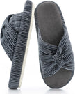 Slippers for Women Memory Foam House Bedroom Corduroy Bow Crossbands Slipper Shoes Comfy Trendy Gift Slippers