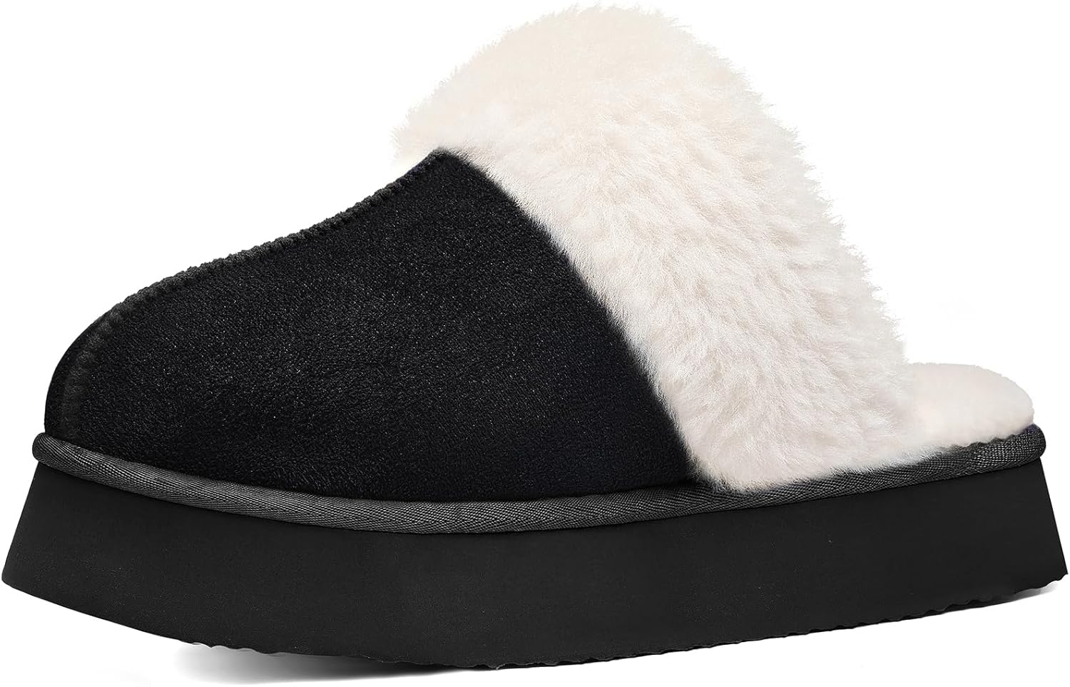 Women’s Cozy Memory Foam Winter House Slippers – Plush Lined Indoor Outdoor Slip-On