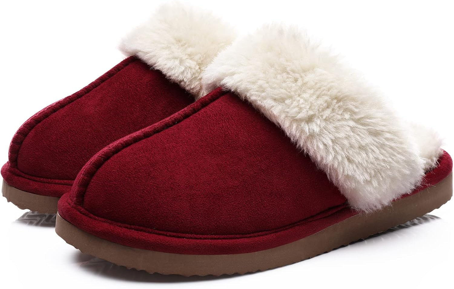 Women’s Cozy Memory Foam Winter House Slippers – Plush Lined Indoor Outdoor Slip-On