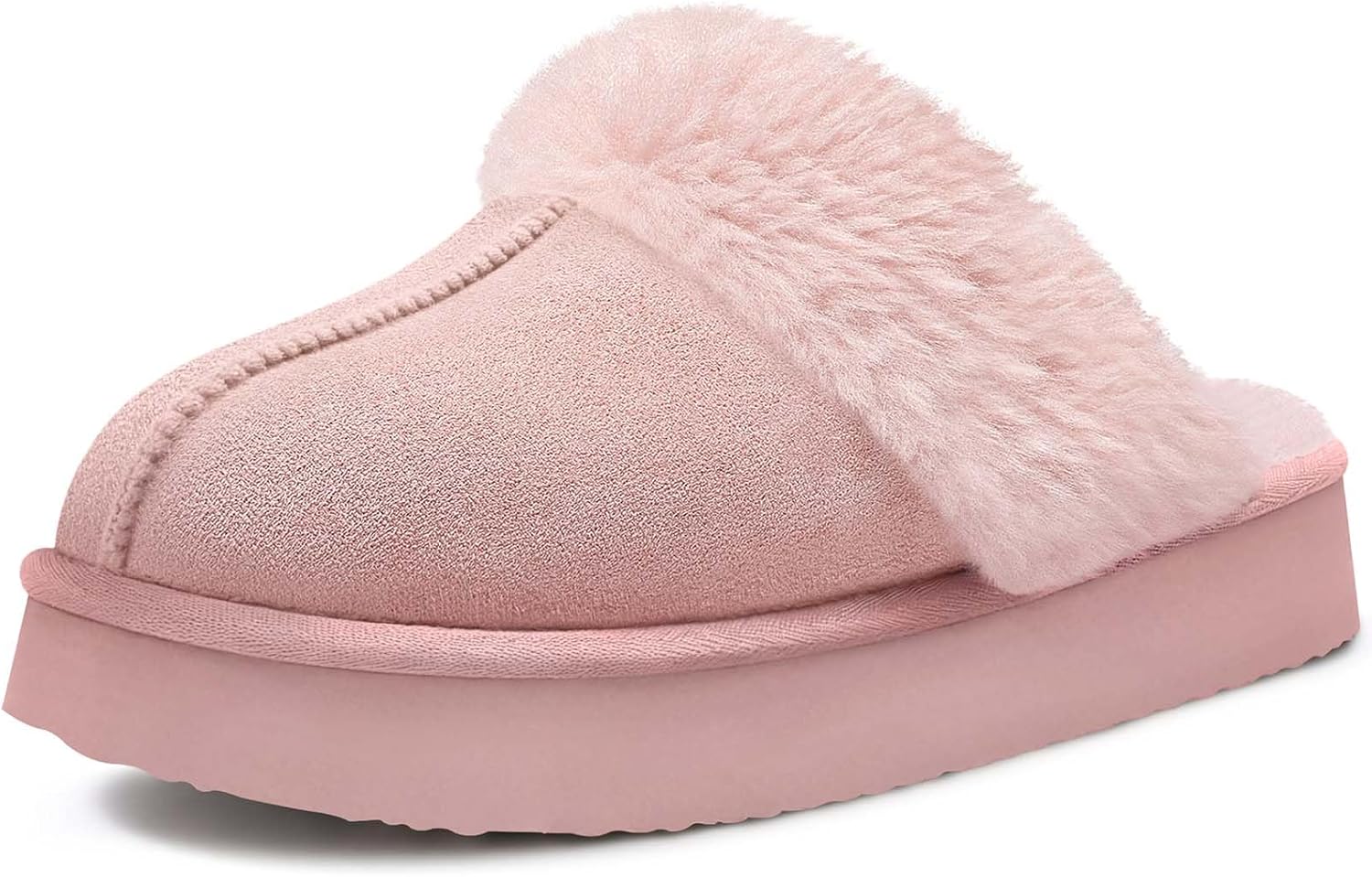 Women’s Cozy Memory Foam Winter House Slippers – Plush Lined Indoor Outdoor Slip-On