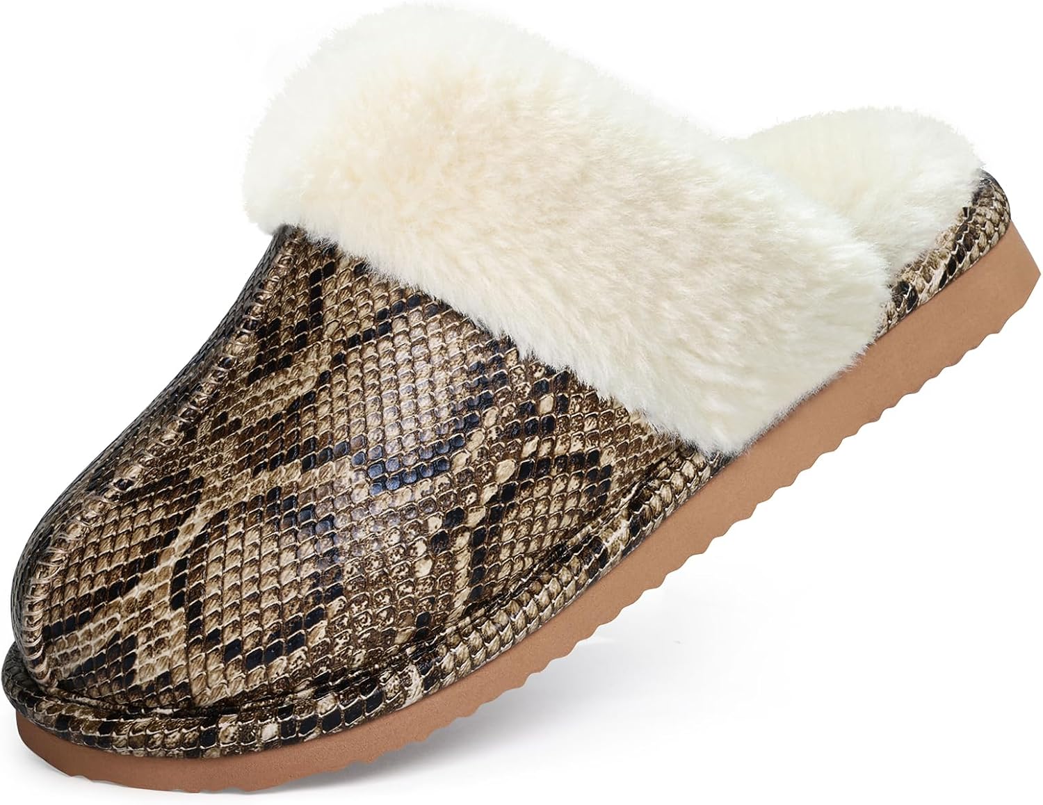 Women’s Cozy Memory Foam Winter House Slippers – Plush Lined Indoor Outdoor Slip-On
